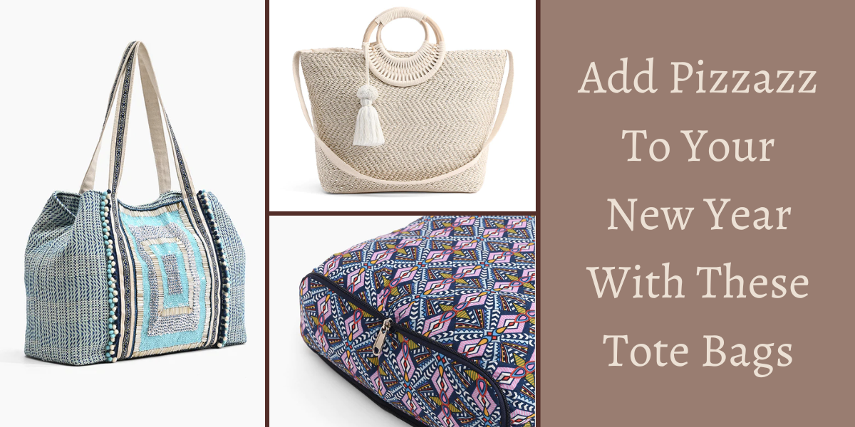 Add Pizzazz To Your New Year With These Tote Bags