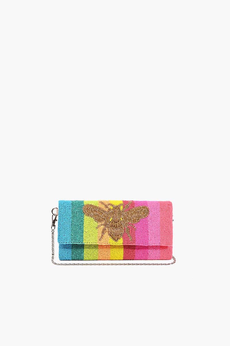Tropical Bird Beaded Clutch main image 1