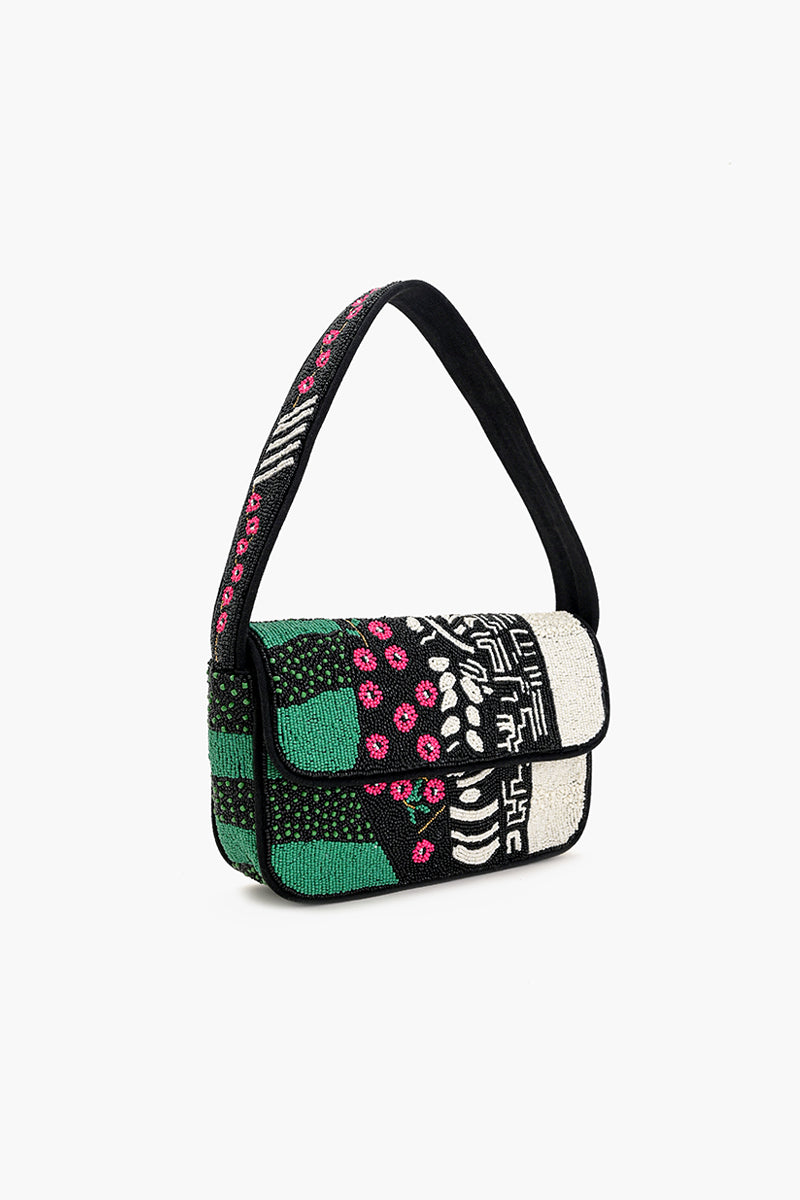 Enchanted Beaded Shoulder Bag