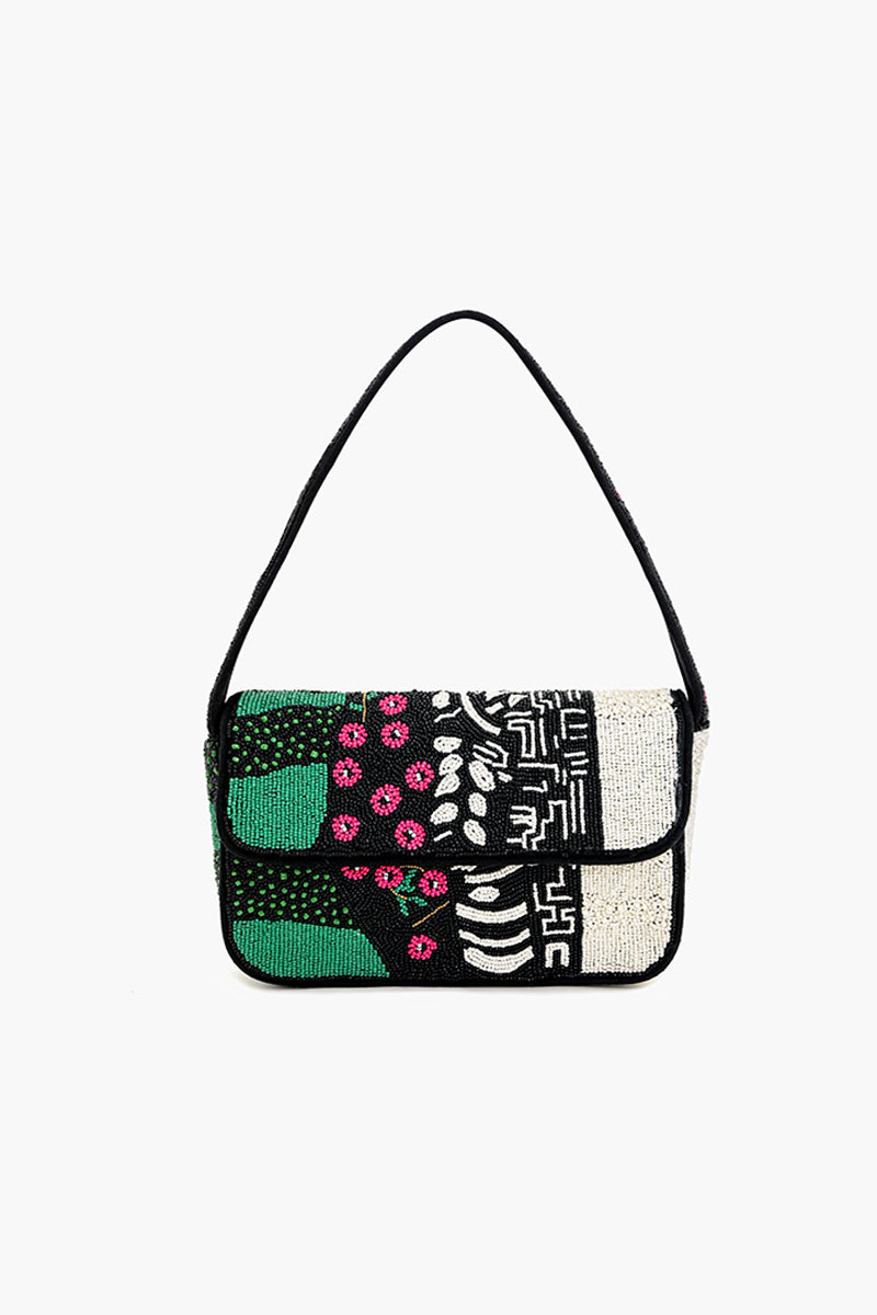 Enchanted Beaded Shoulder Bag