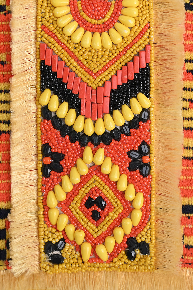 Southwest Rising Sun Beaded Shoulder Bag