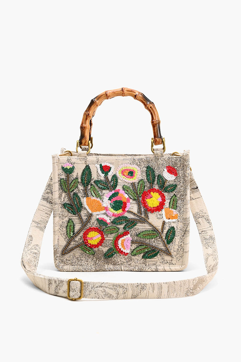 Fields of Floral Travel Bag