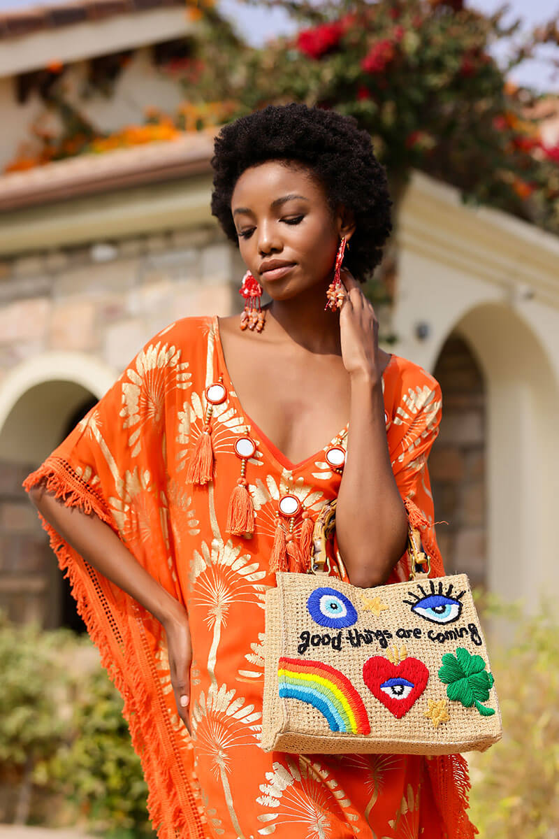 Good Things are Coming Positivity Top Handle Tote