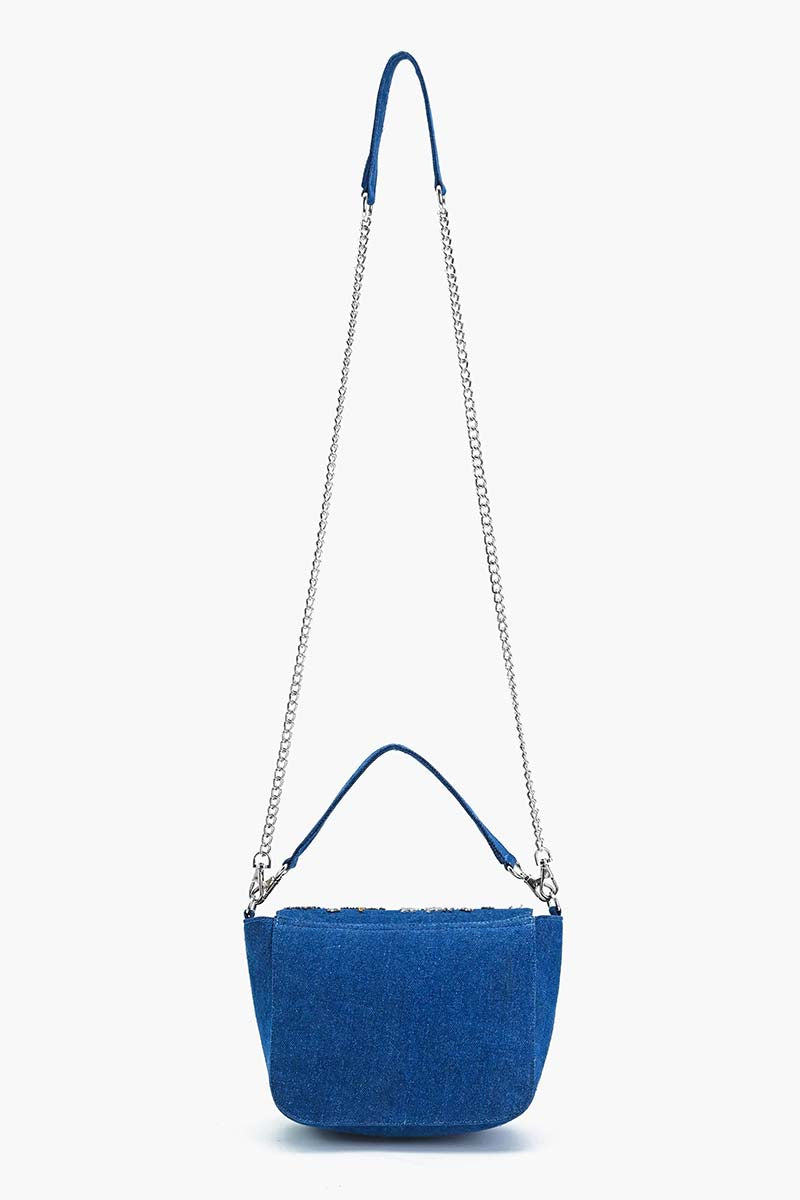 Opal Glitz Embellished Shoulder Bag