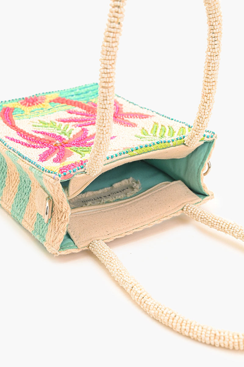 Palms Away Embellished Crossbody Bag