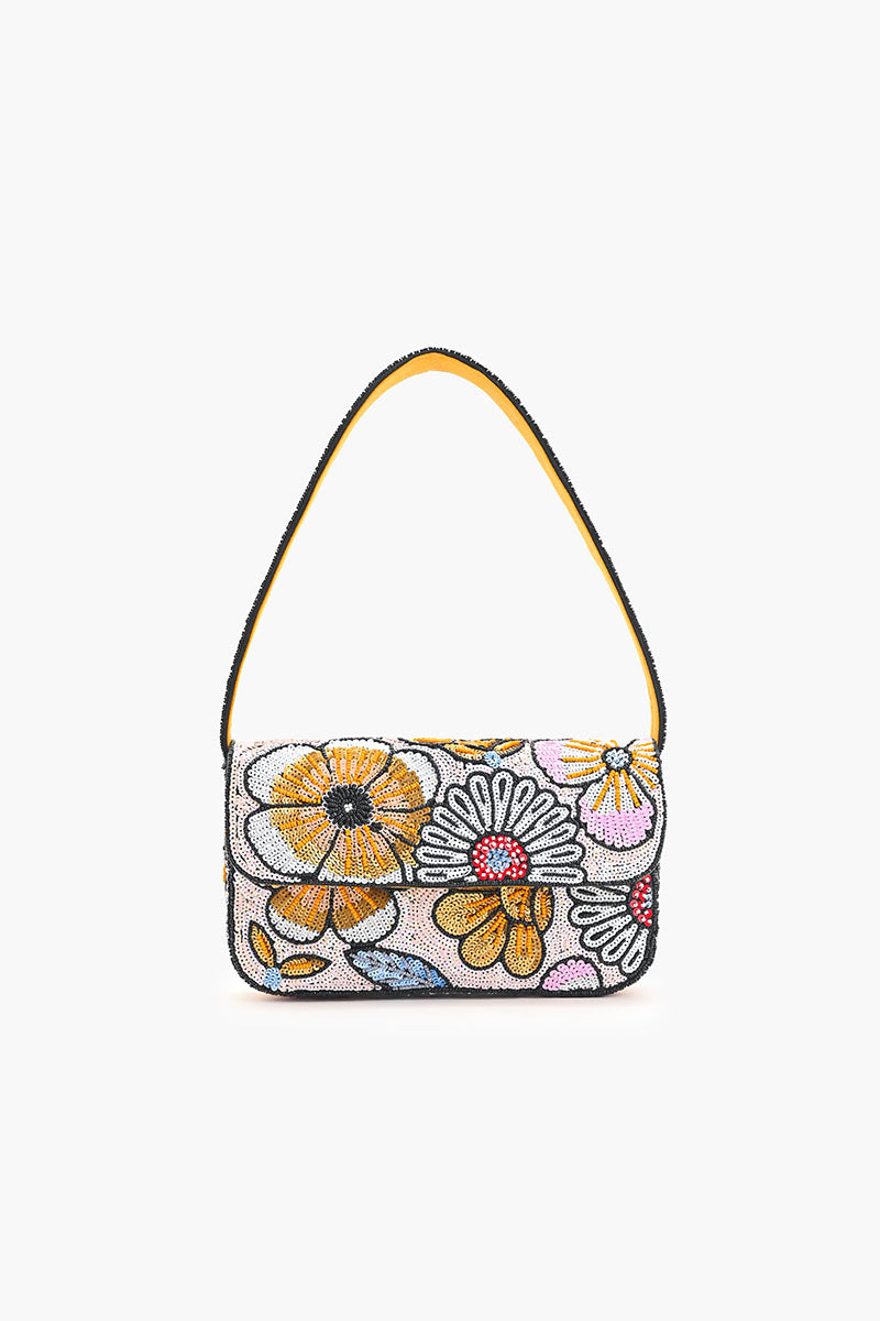 Daisy Daydream Embellished Shoulder Bag | America & Beyond
