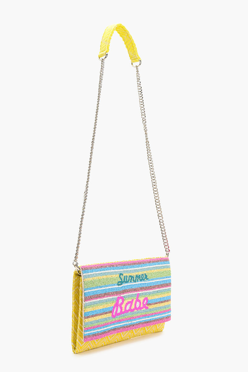 Summer Babe Stripe Clutch