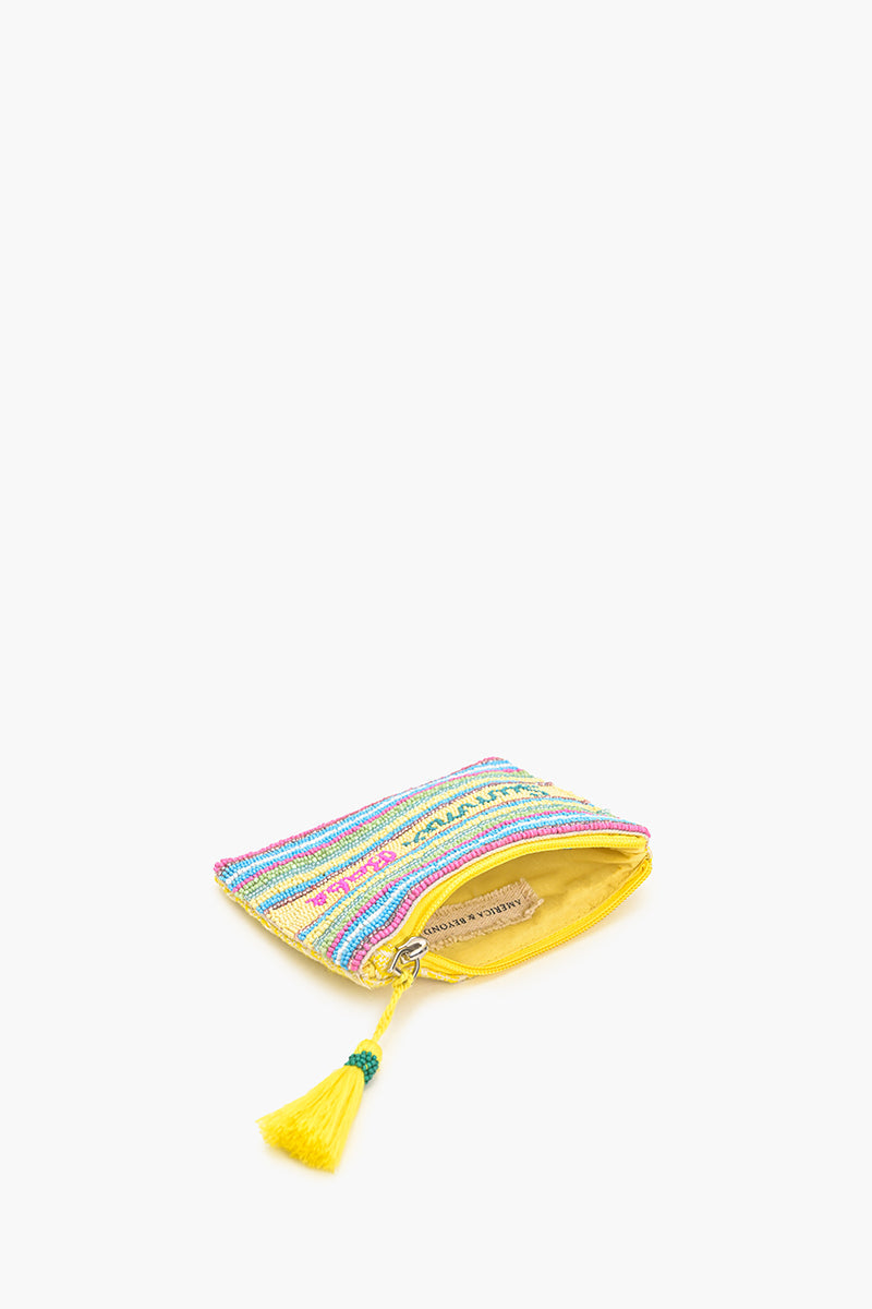 Summer Babe Stripe Coin Pouch