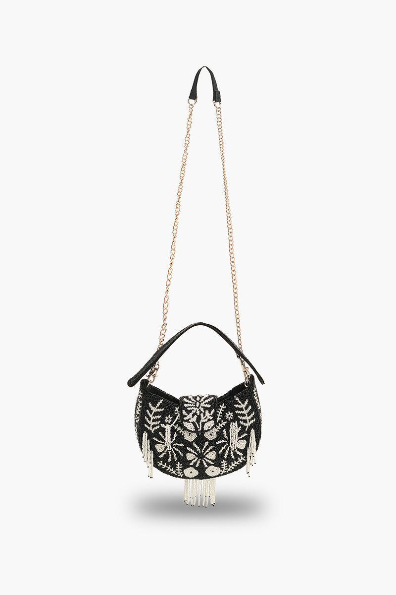 Nightfall Beaded Handheld Bag