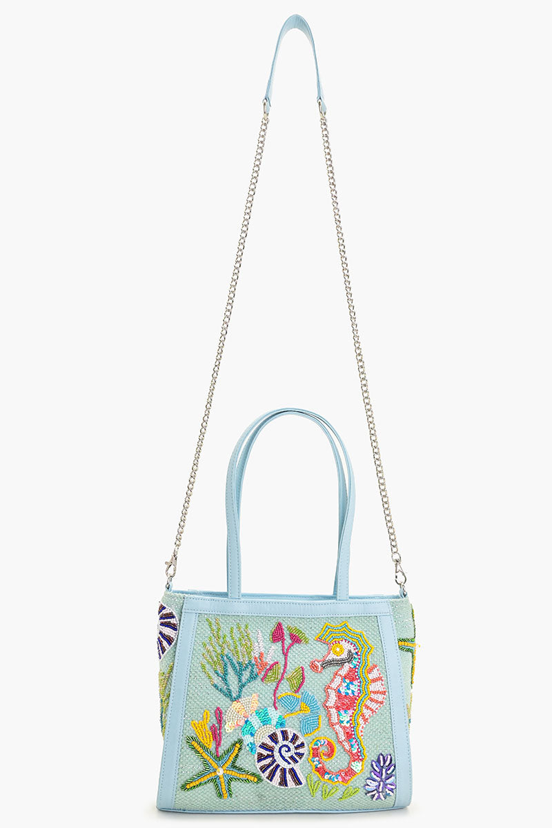 Under The Sea Treasure Top Handle Bag