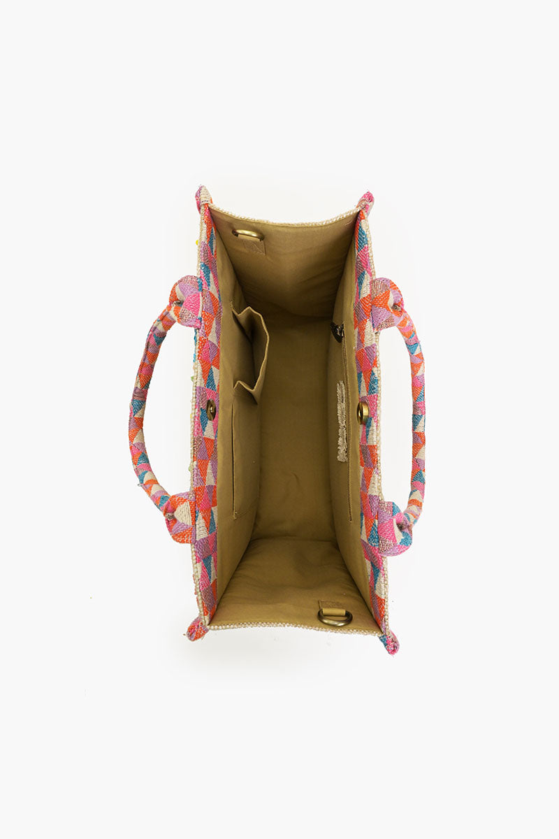 Crab Shell Embelished Tote