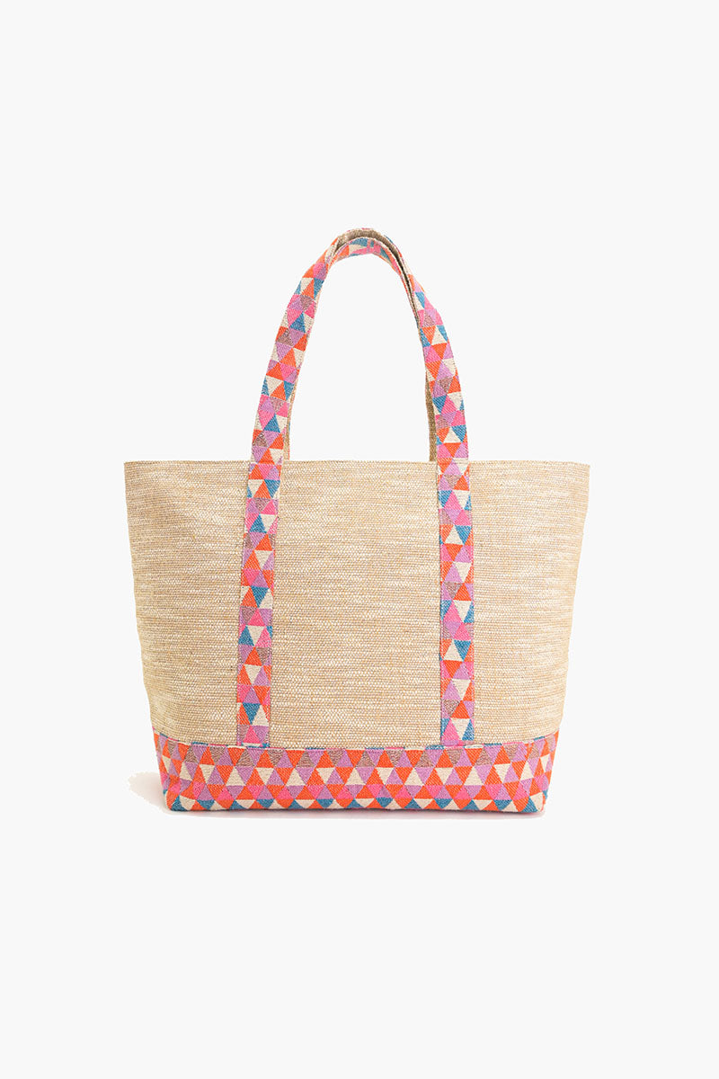Crab Shell Embellished Boat Tote