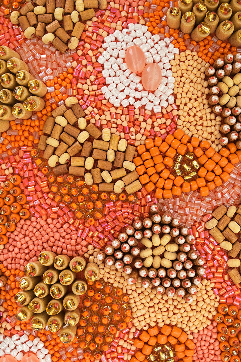 Maze Tangerine Box Top Handle Bag