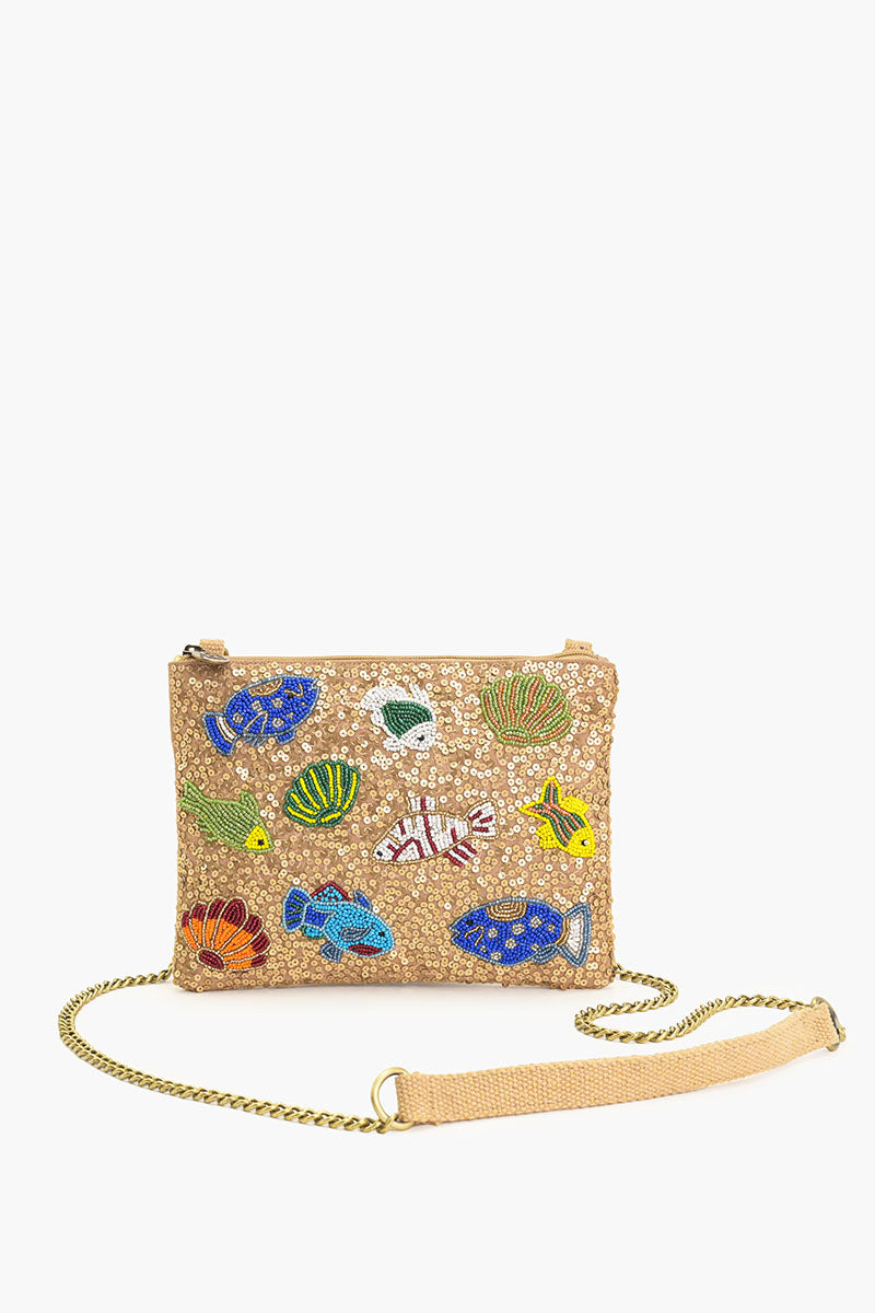 Gleaming Fishy Top Zip Pouch