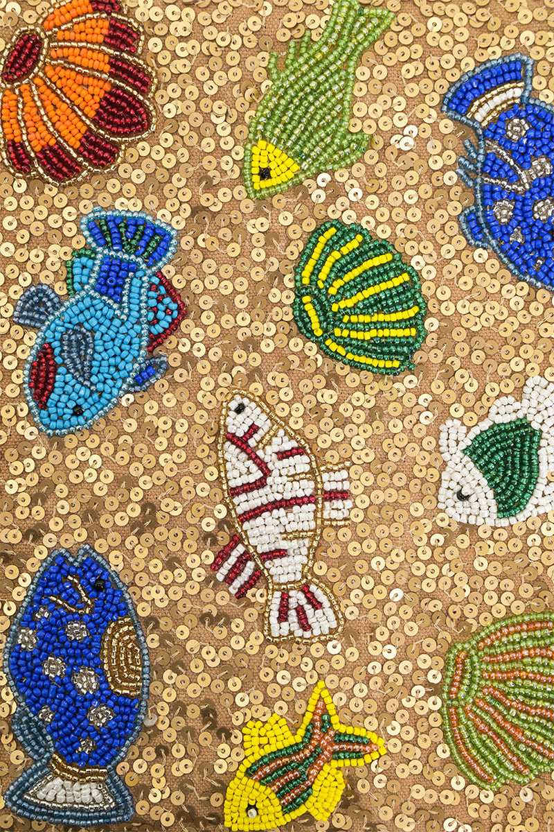 Gleaming Fishy Top Zip Pouch