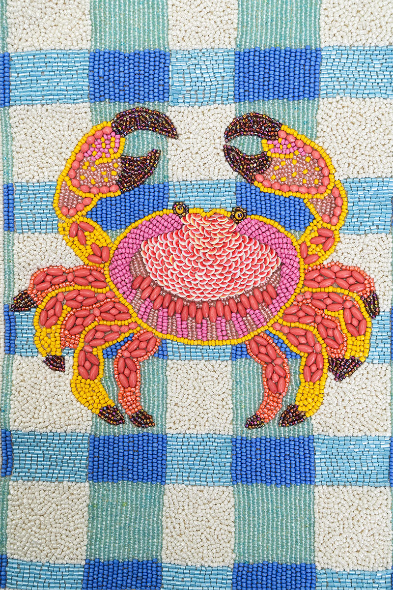 Crab It Beaded Tote