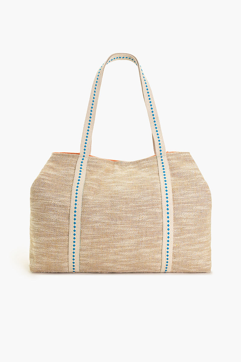 Crabby Waves Beaded Tote
