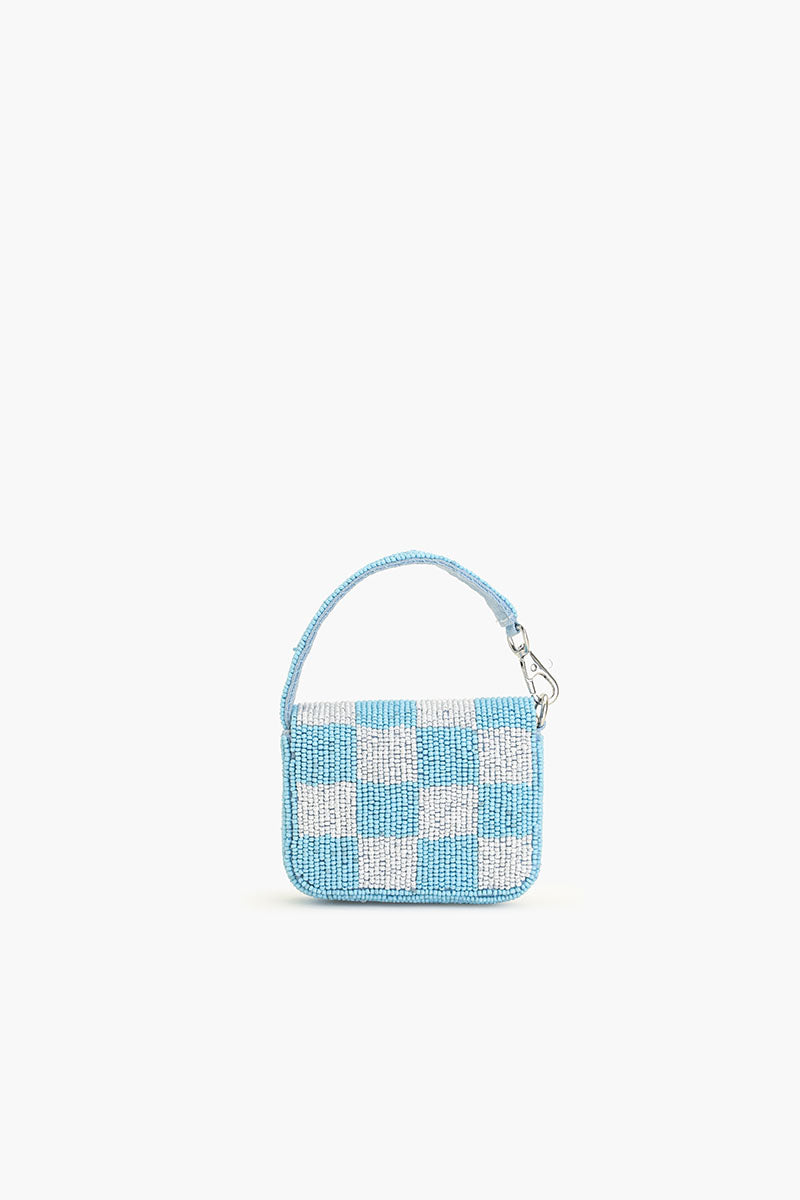 Azure Chequred Mini Bag