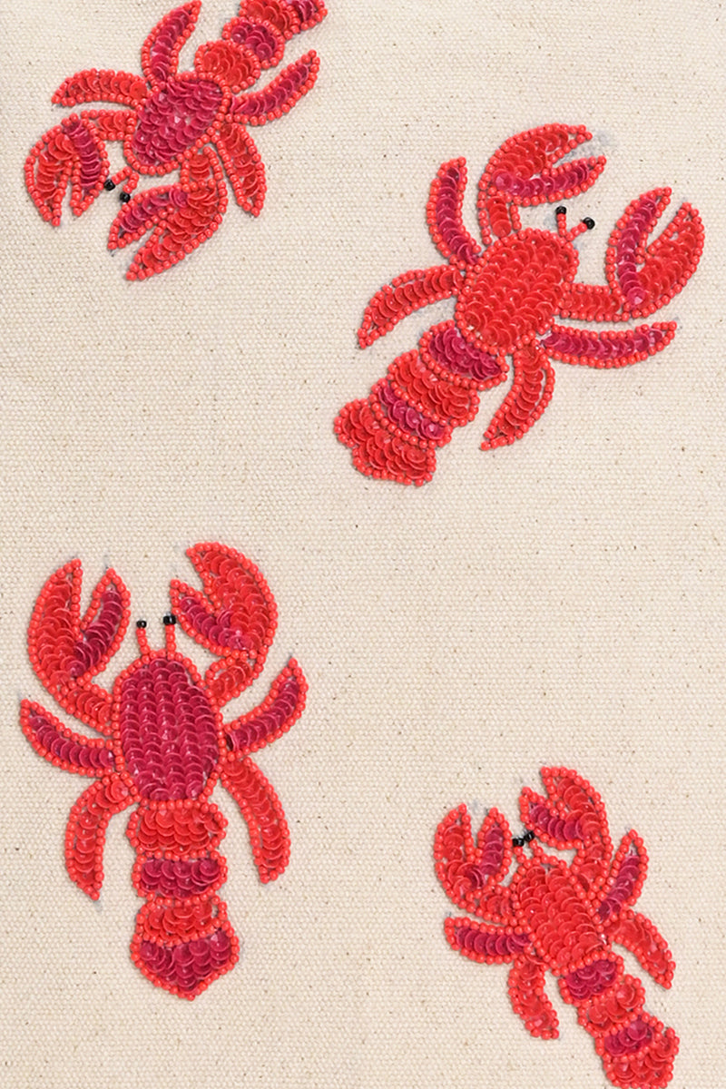 Coastal Claw Beaded Boat Bag