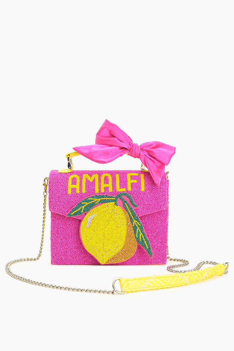 Amalfi Beaded Top Handle Bag | America & Beyond