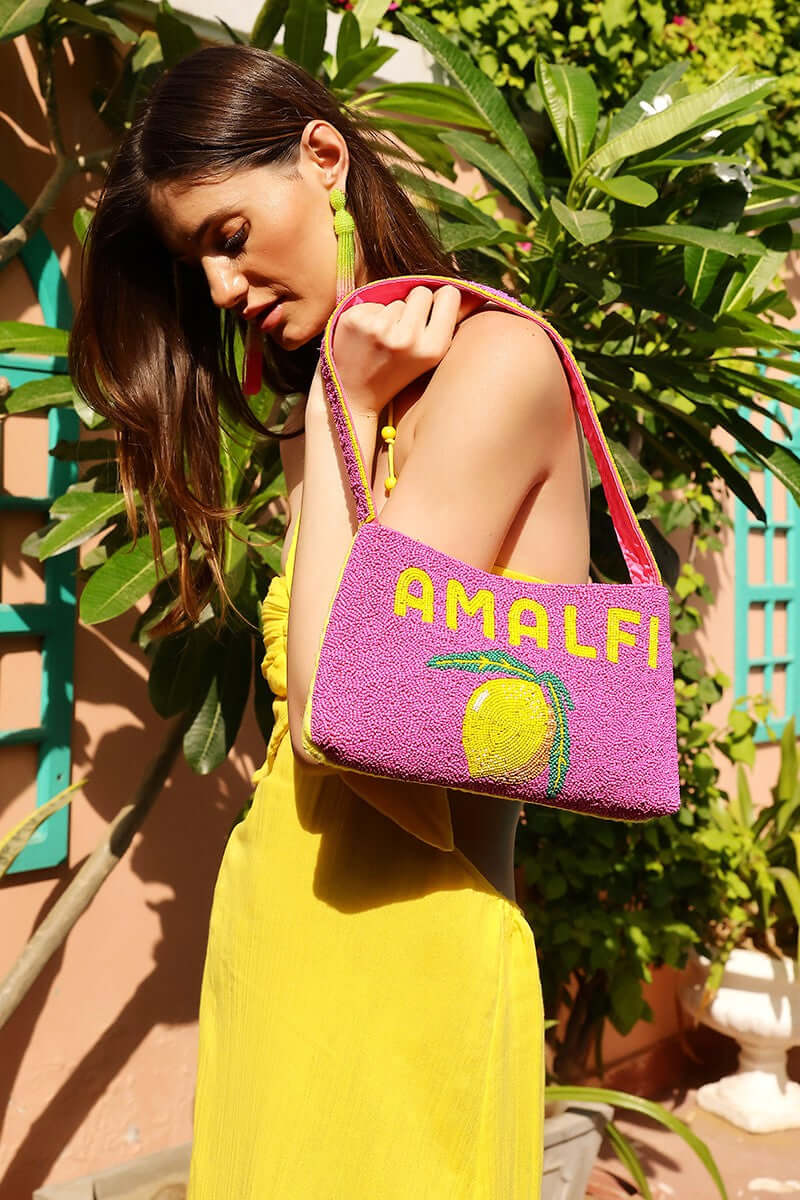 Amalfi Beaded Shoulder Bag