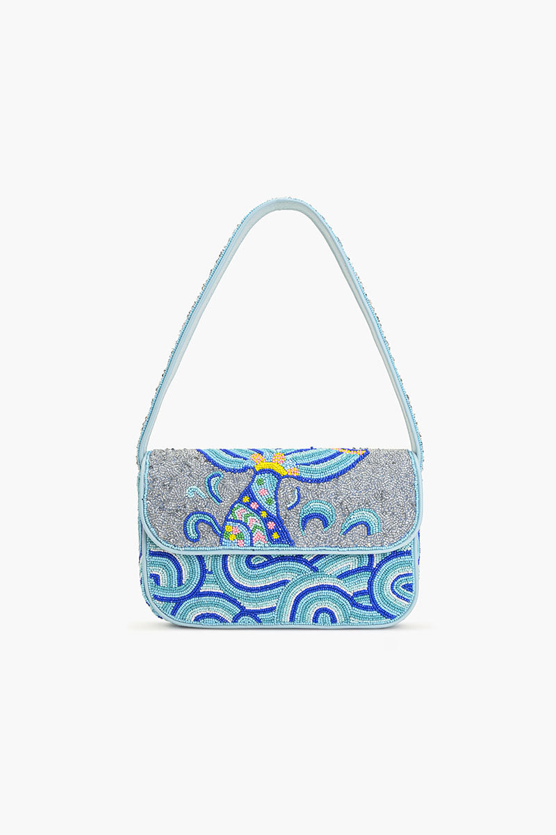The Little Mermaid Beaded Shoulder Bag