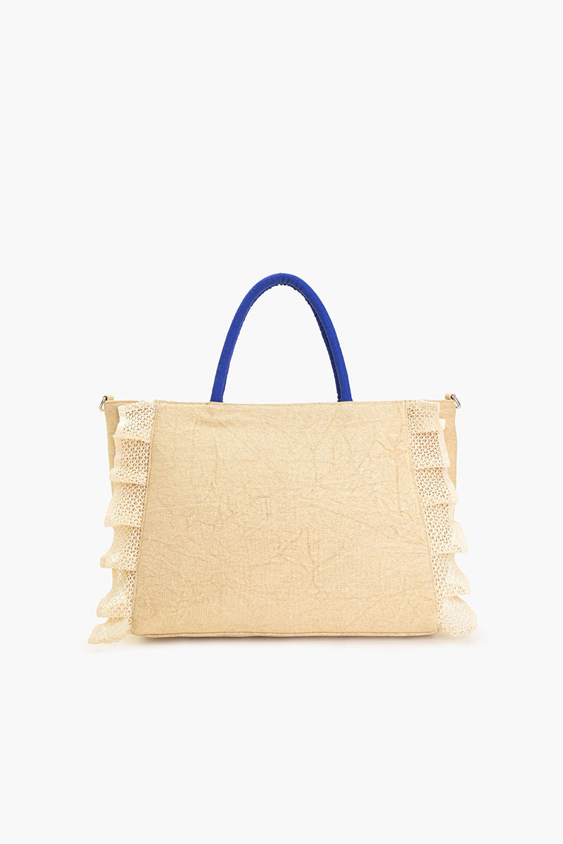 Slow Down Beaded Beach Bag