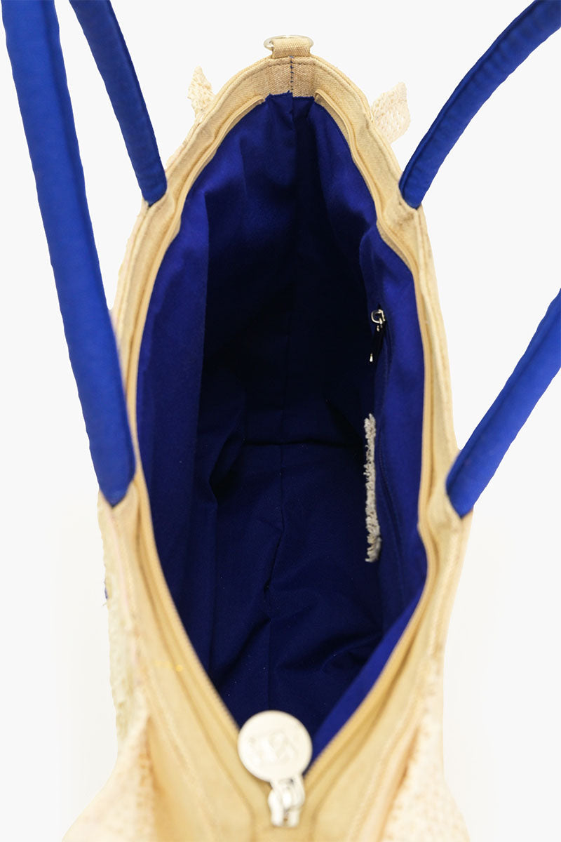 Slow Down Beaded Beach Bag