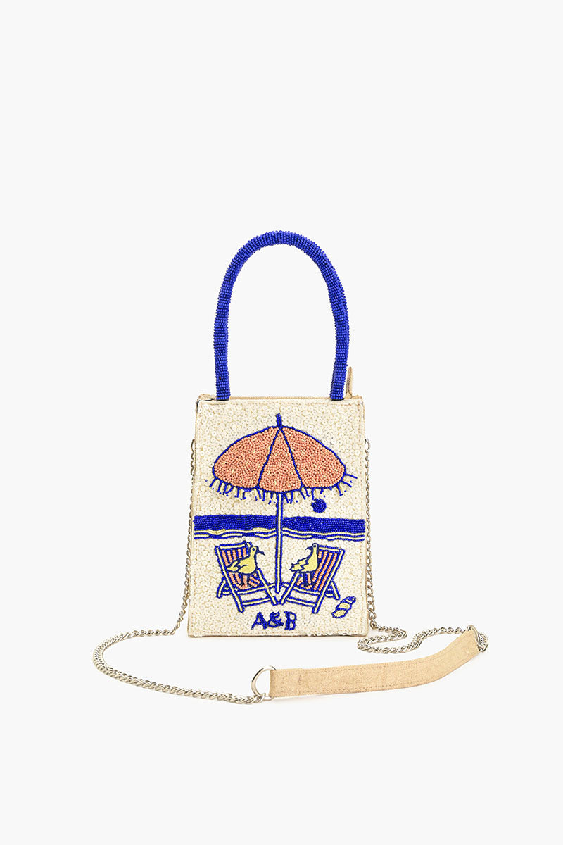 Slow Down Beaded Top Handle Bag