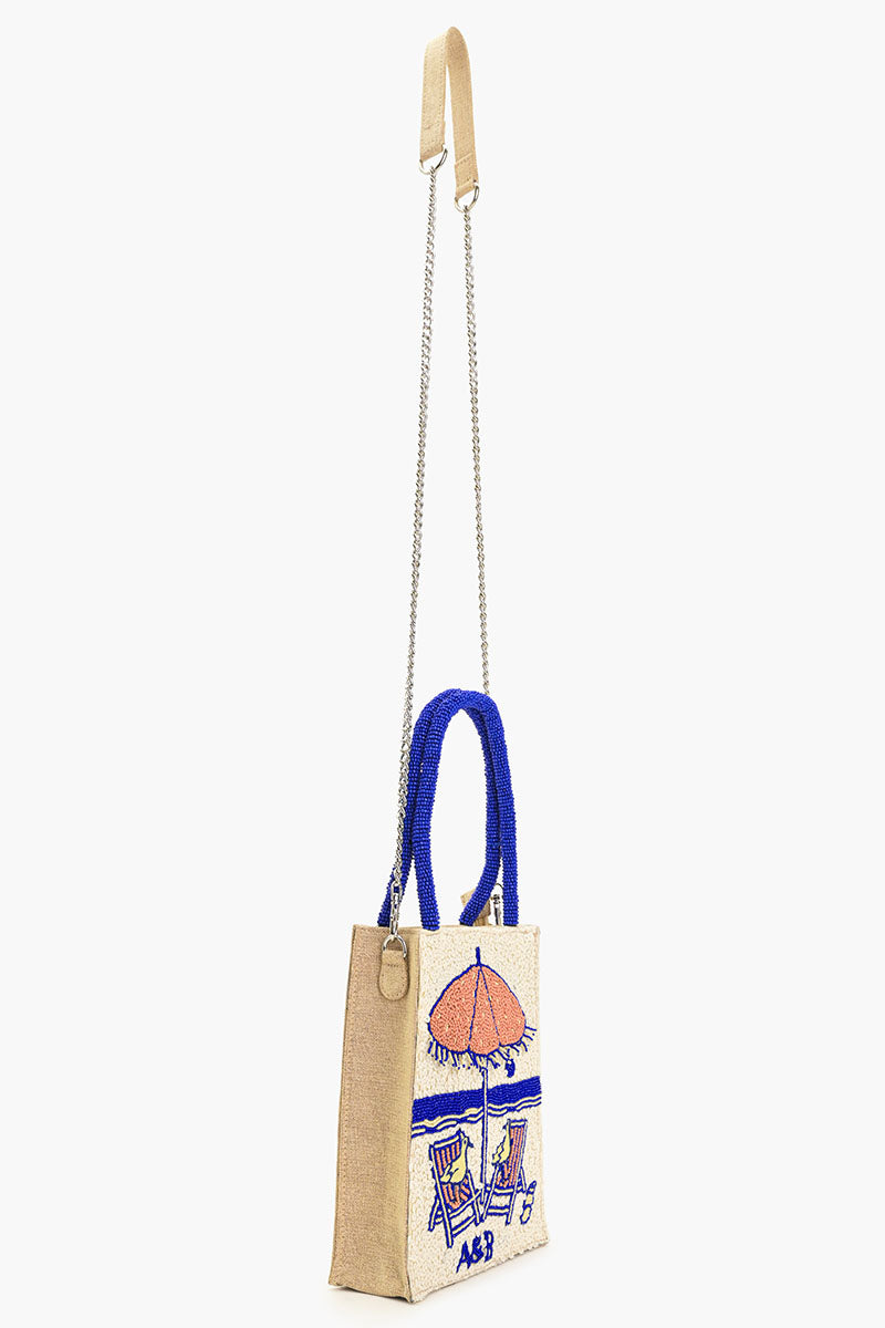 Slow Down Beaded Top Handle Bag