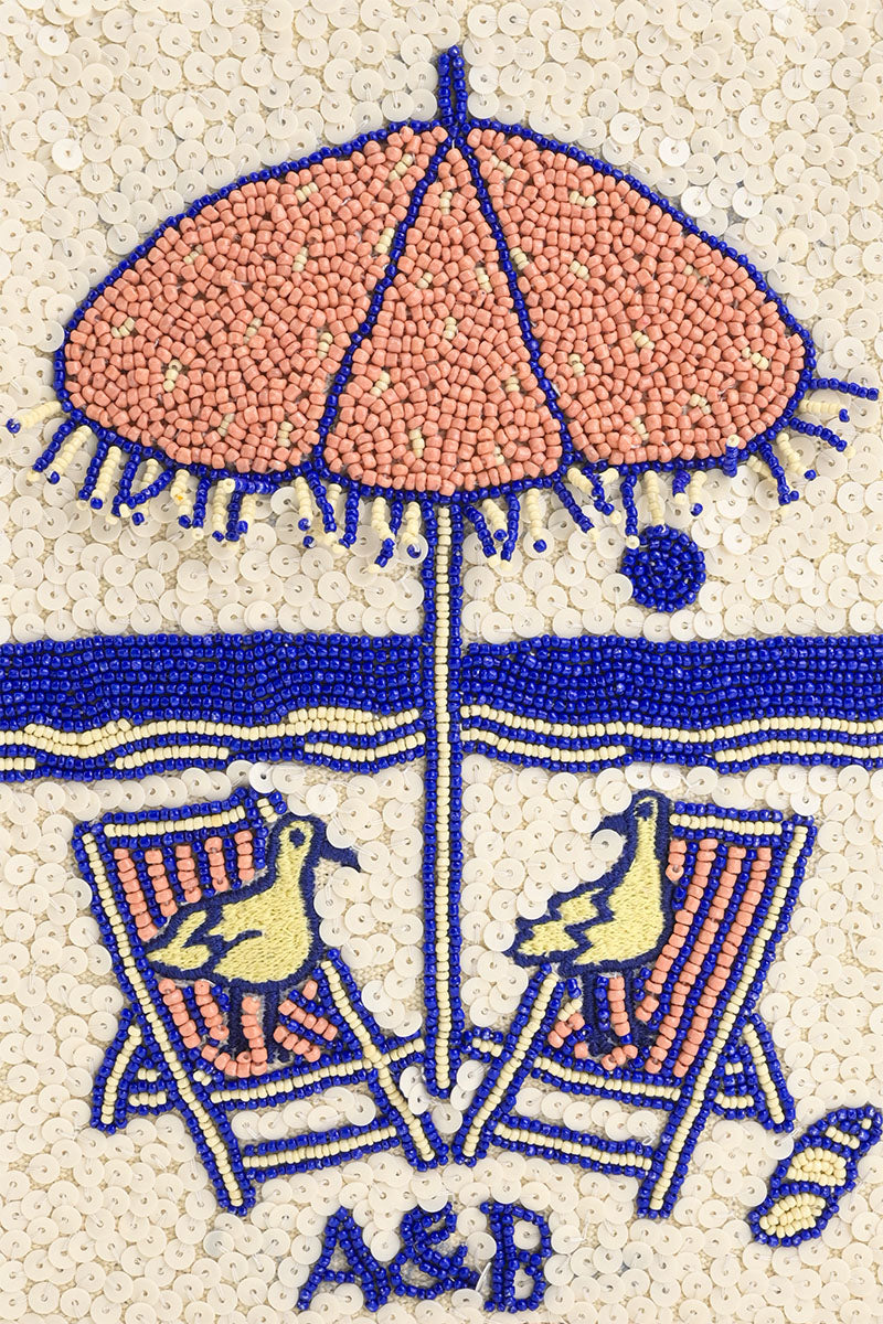 Slow Down Beaded Top Handle Bag