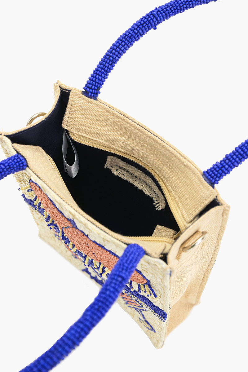 Slow Down Beaded Top Handle Bag