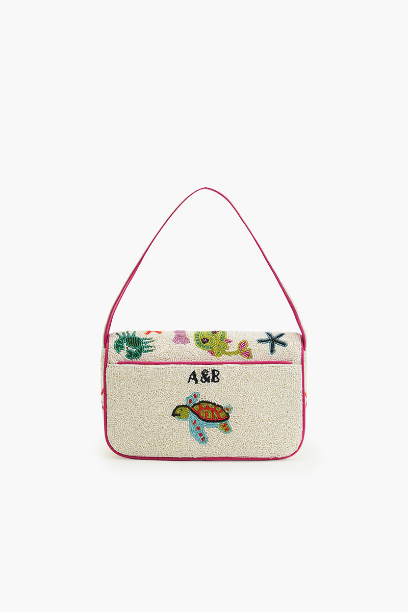 Underwater Tales Beaded Shoulder Bag