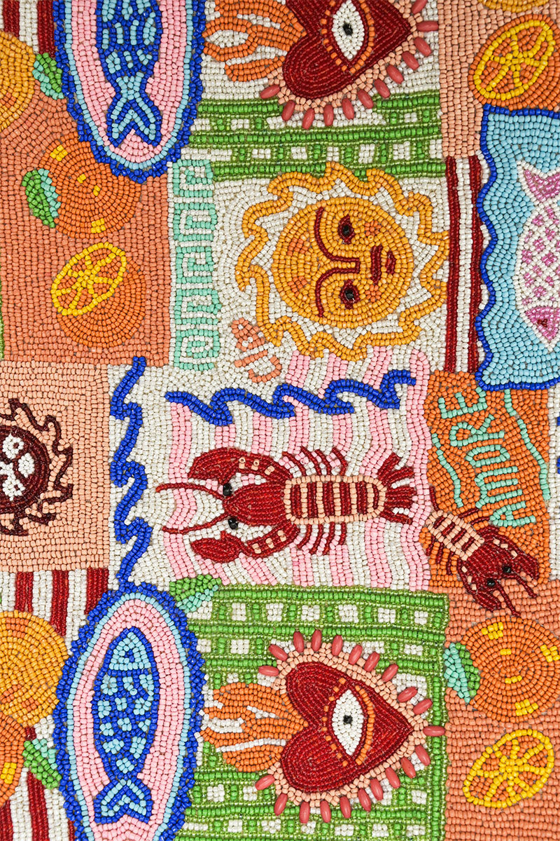 Sun & Sea Beaded Tote