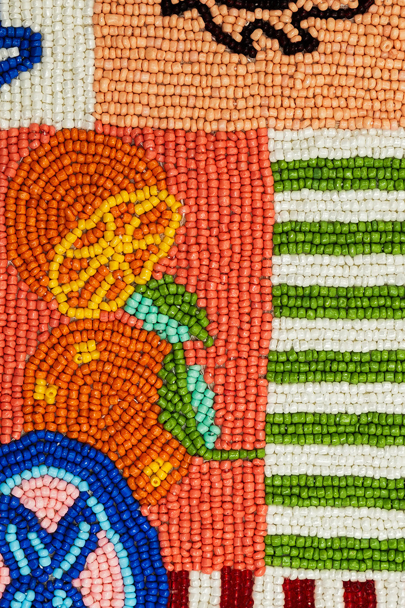 Sun & Sea Beaded Shoulder Bag