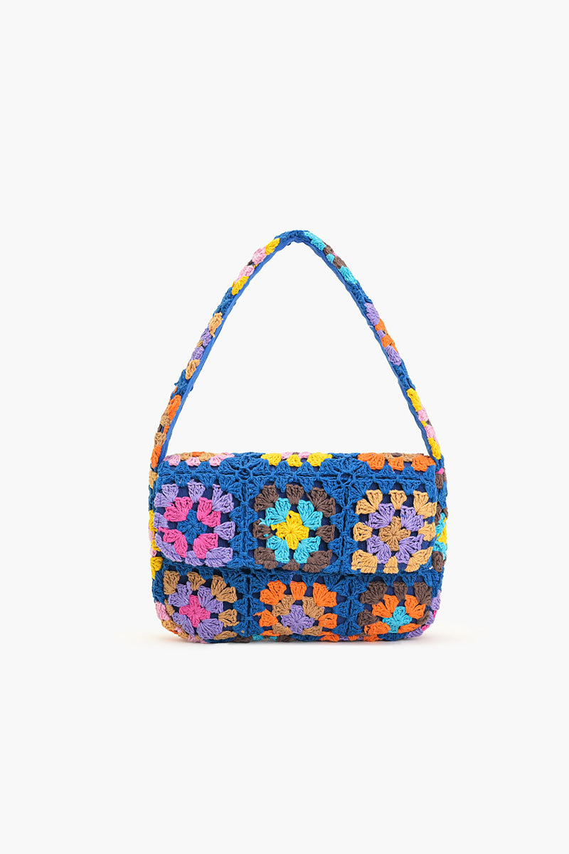 Stitch Please Blue Shoulder Bag