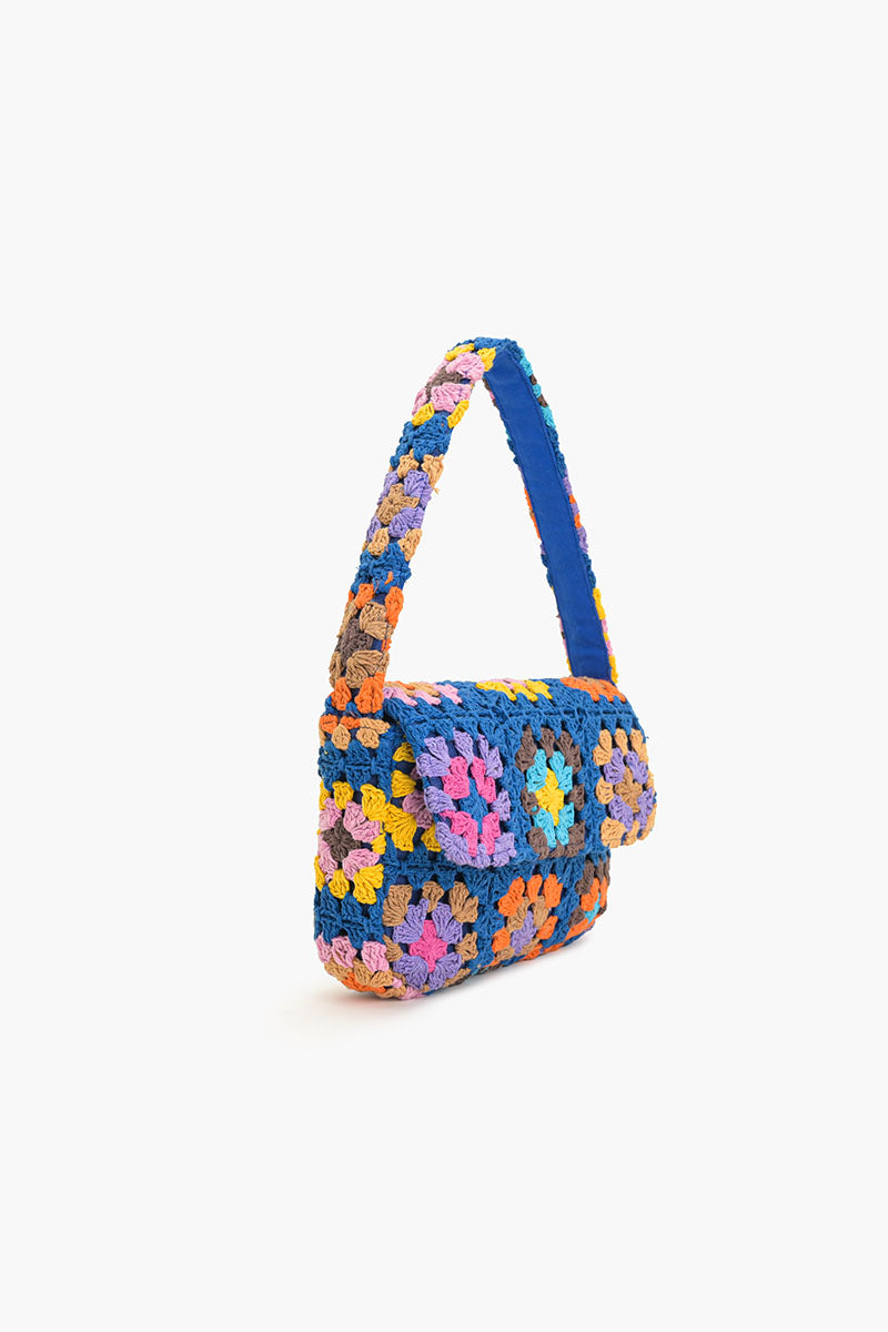 Stitch Please Blue Shoulder Bag