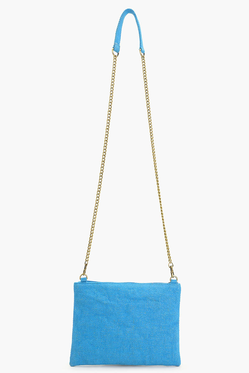 Wavy Nights Beaded Crossbody