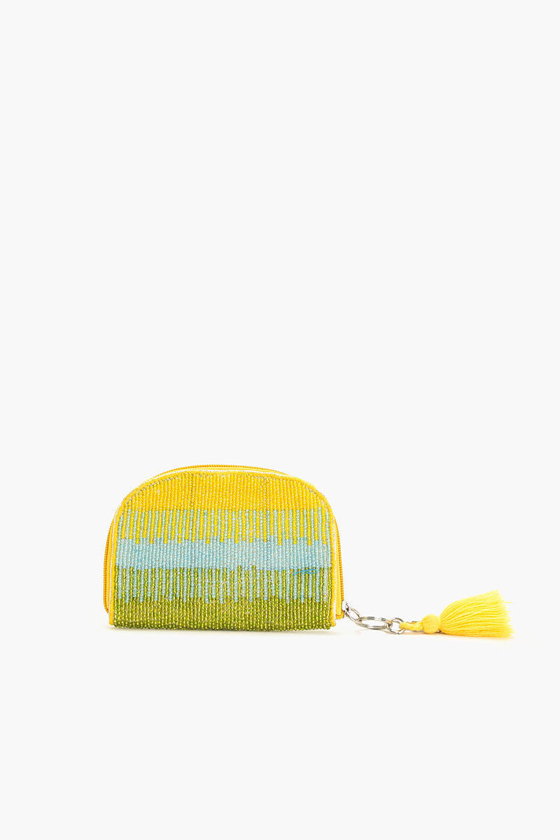 Happy Hour Money Beaded Pouch