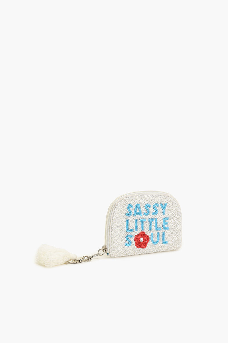 Sassy Little Soul Beaded Pouch
