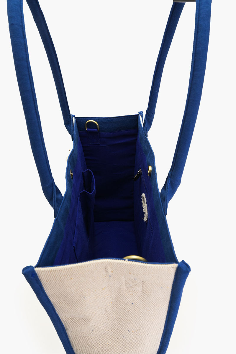 Shining Eyes Embellished Tote