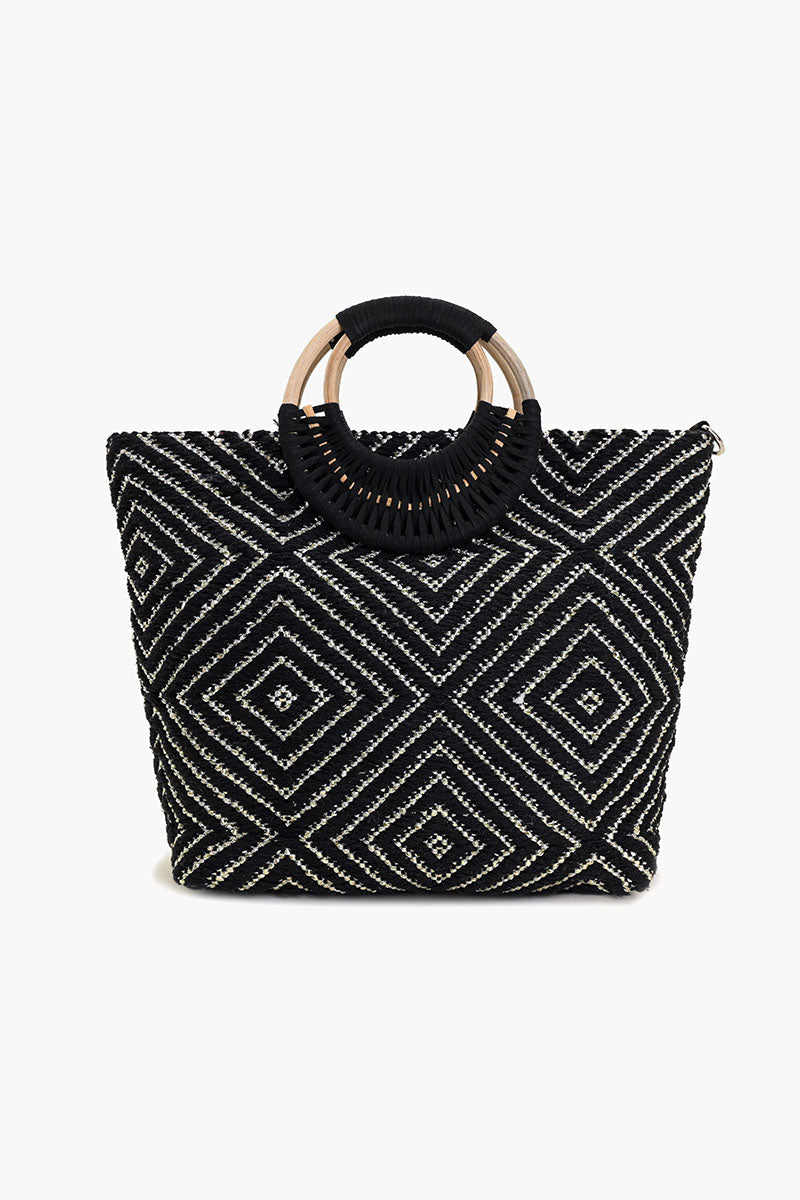 Shell Midnight Lurex Tote