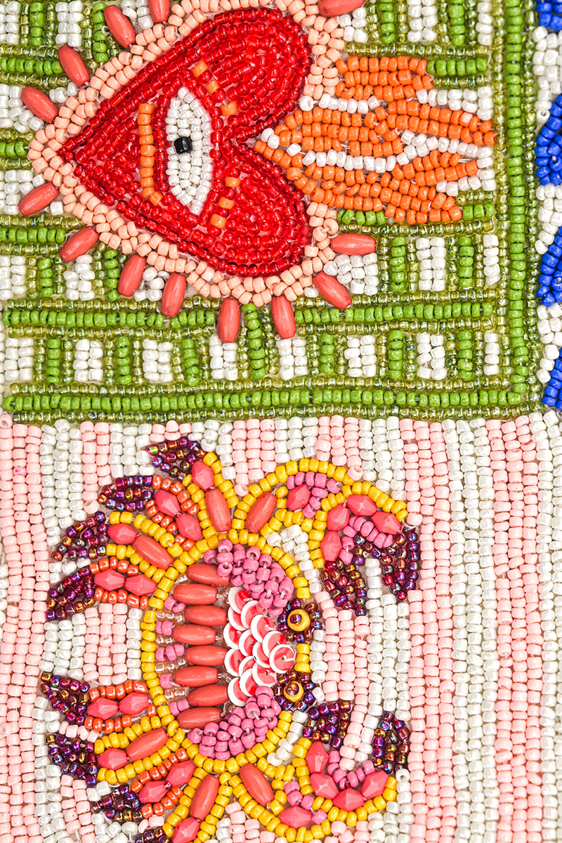 Sun & Sea Beaded Handbag