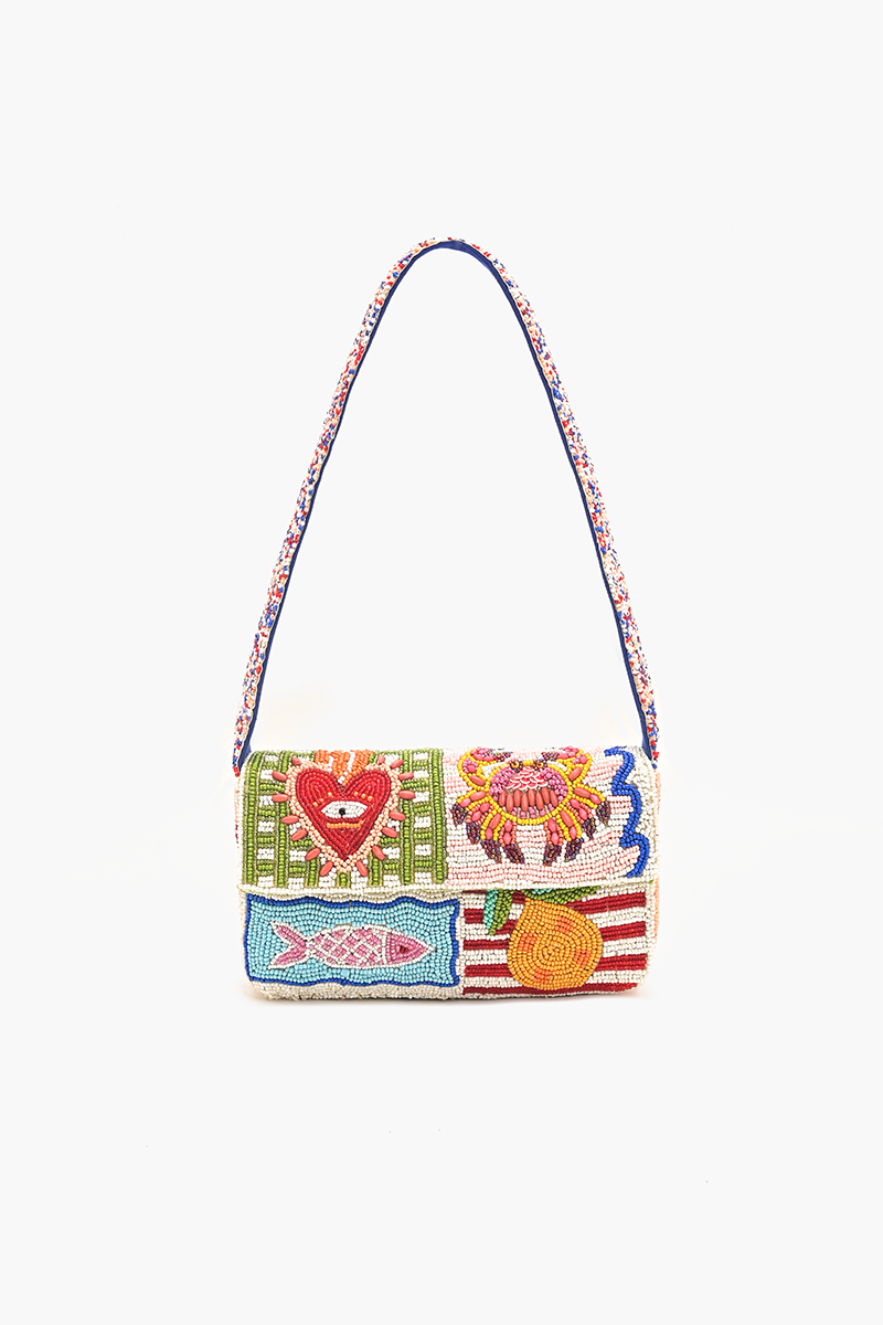 Sun & Sea Beaded Handbag