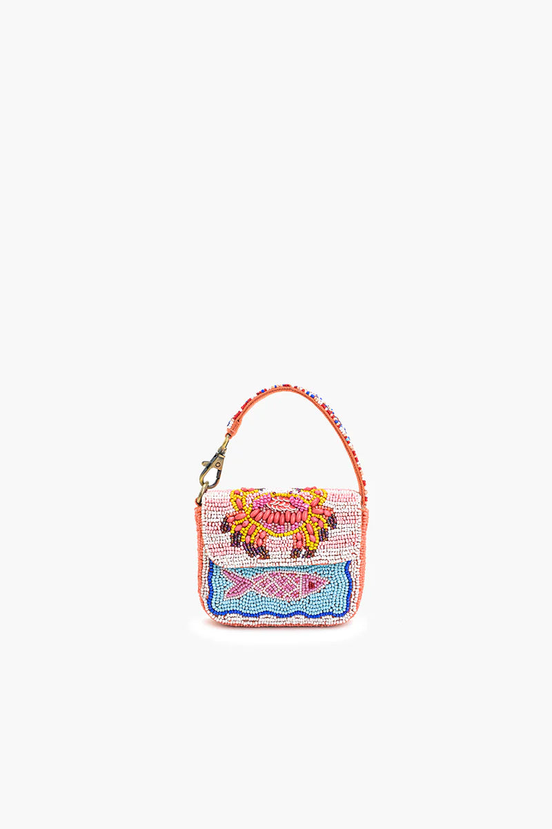 Sun & Sea Beaded Mini Bag