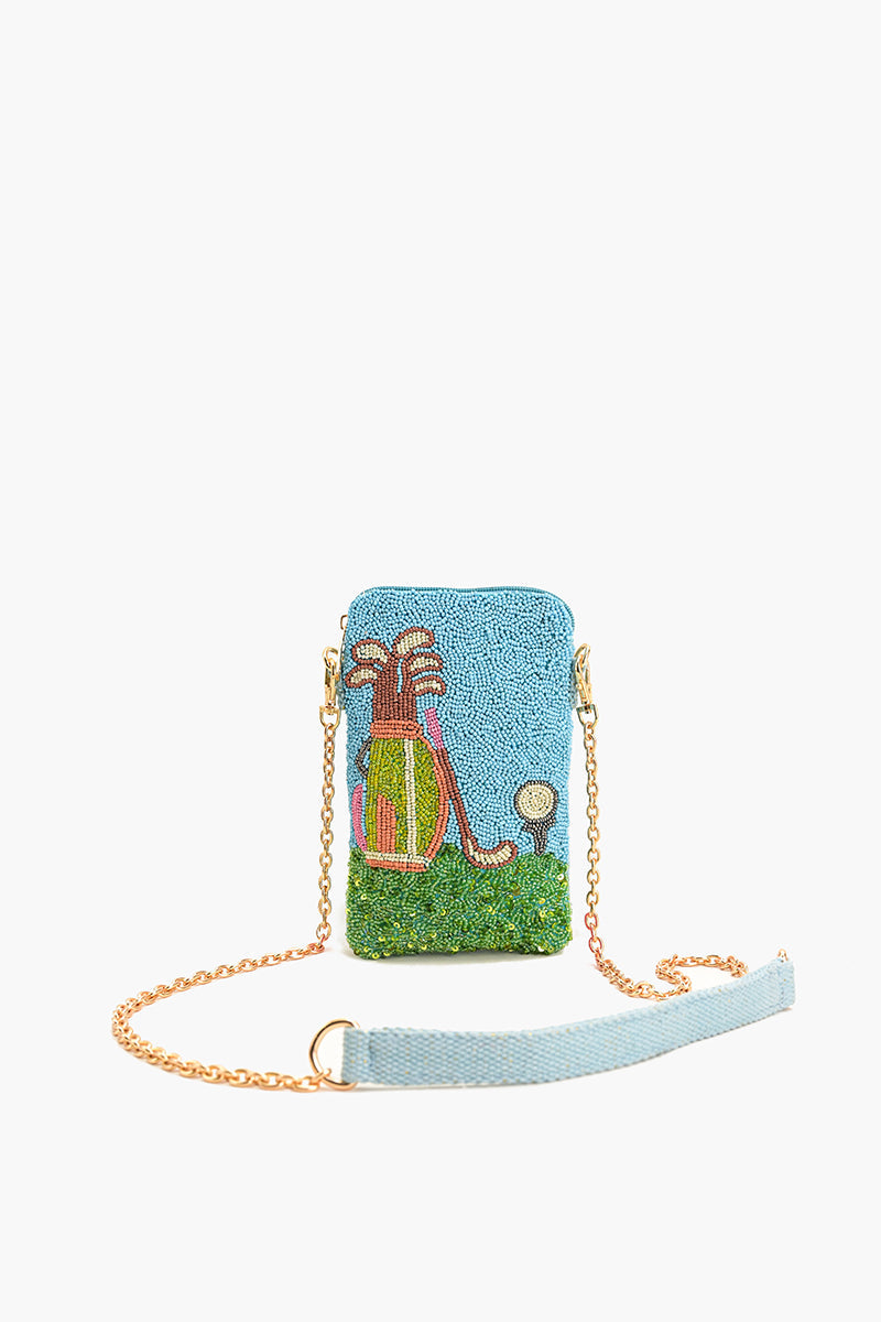 Tee Keeper Beaded Mobile Crossbody