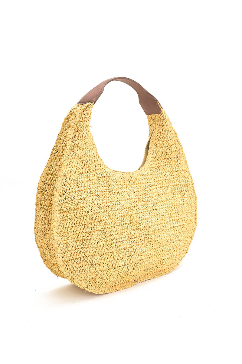 Luna Raffia Hobo