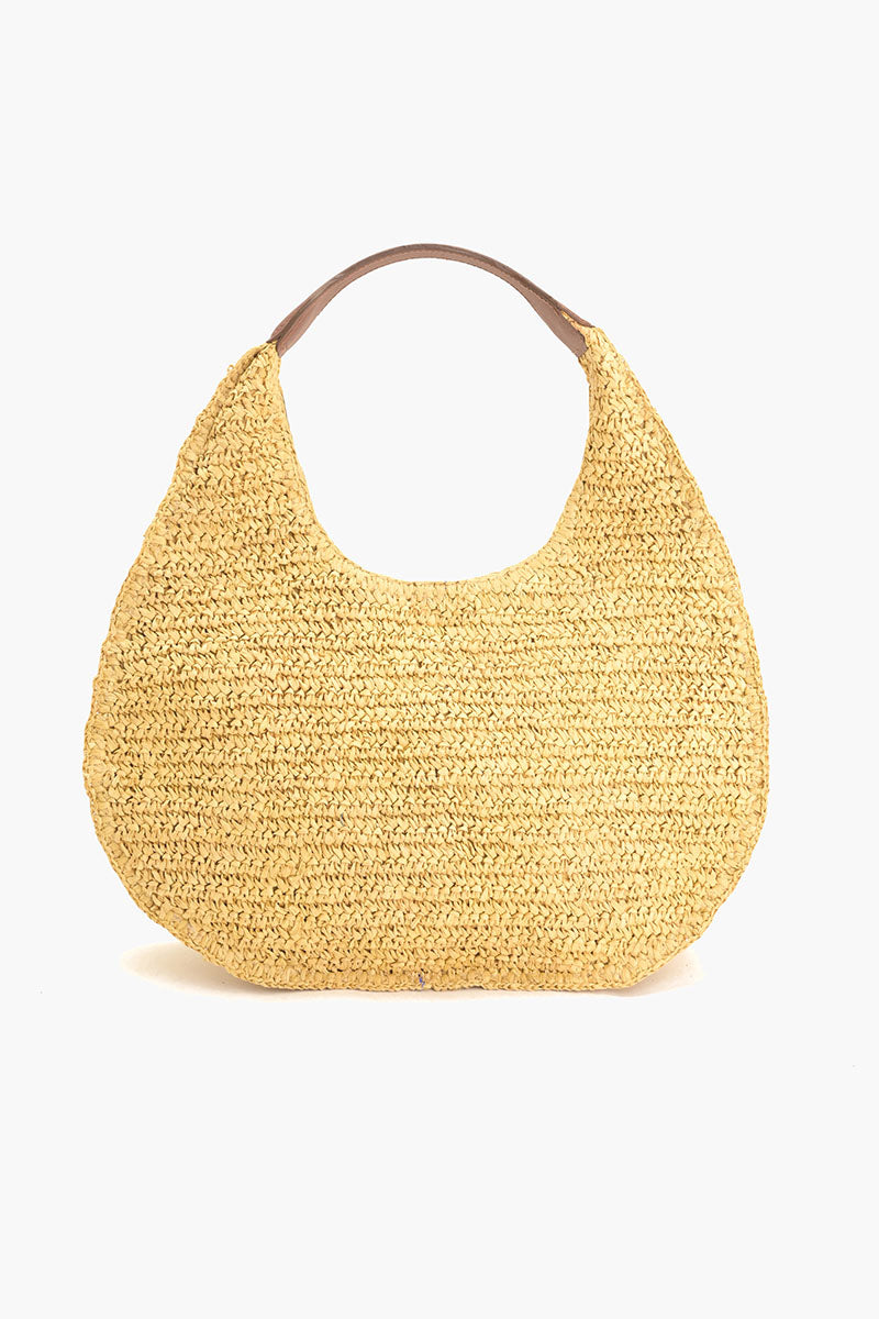Luna Raffia Hobo