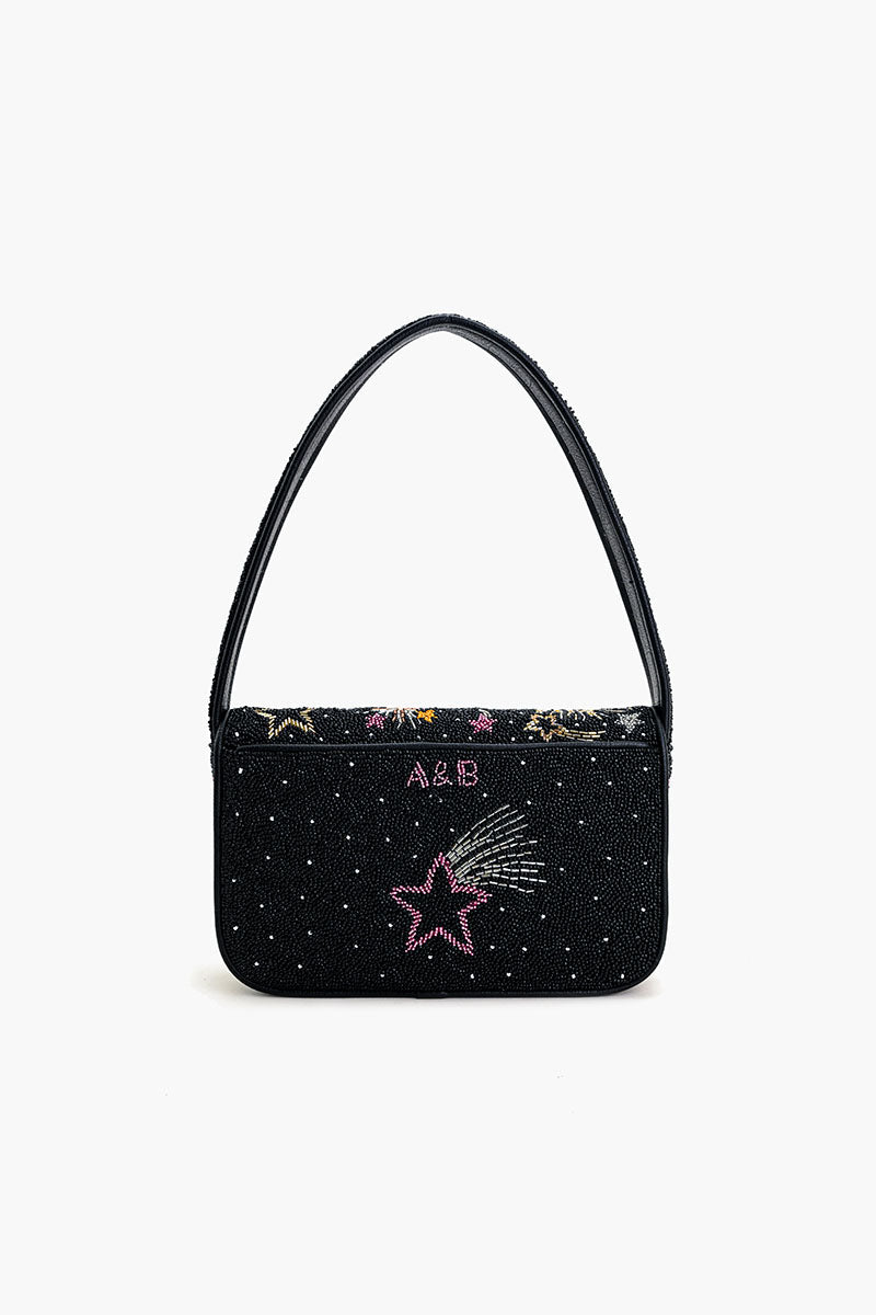 Celestial Spark Embellished Shoulder Bag