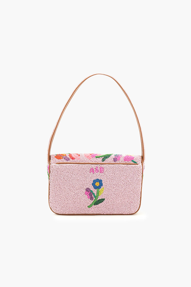 Floral Melody Embellished Shoulder Bag